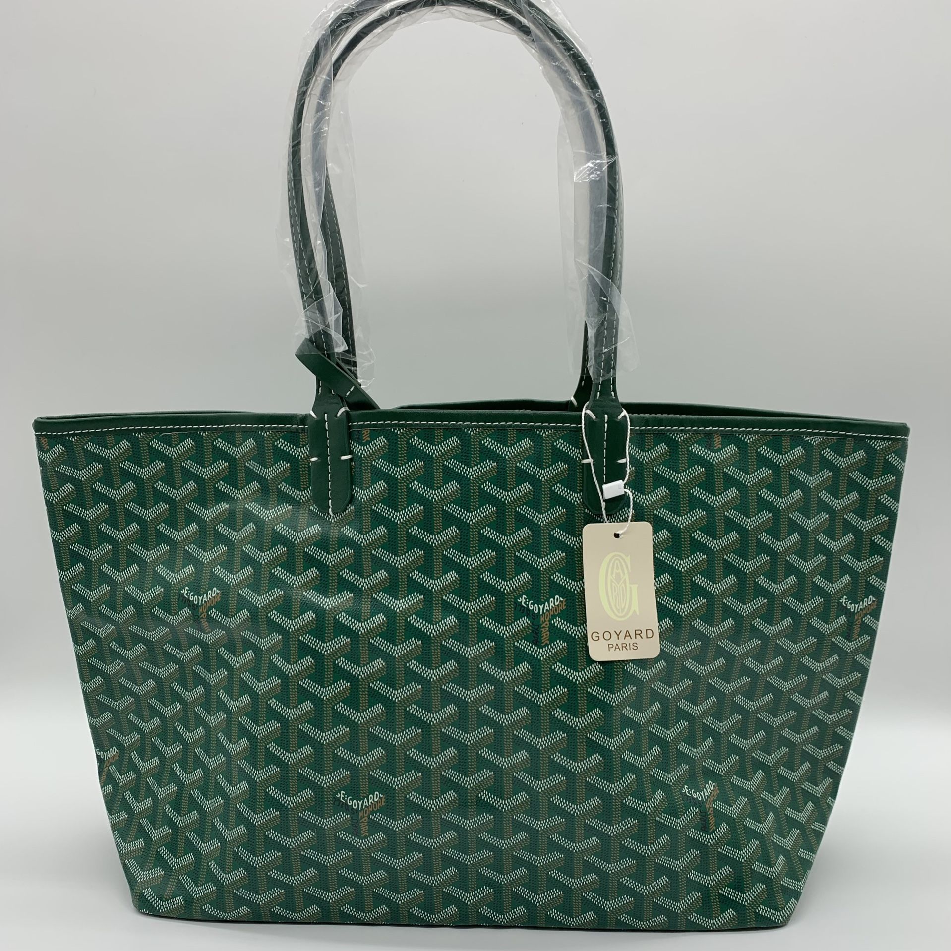 GOYARD Saint Louis PM Coated Canvas Leather Green Women's Tote Bag for Sale  in Shoreline, WA - OfferUp