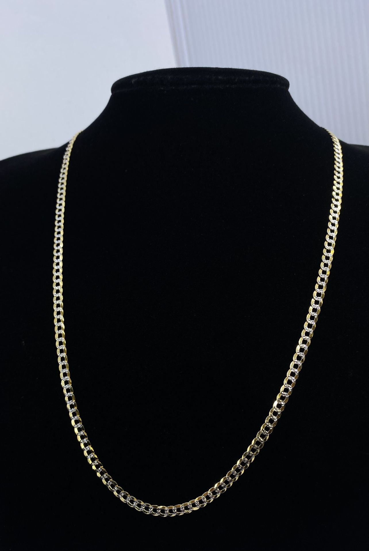 $1000 Two Tone Gold Cuban Chain Necklace