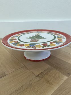 Christopher Radke “It’s Christmas”Cake Plate