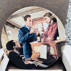 Casablanca Limited Edition Collector Plate We'll Always Have Paris 1990 Home