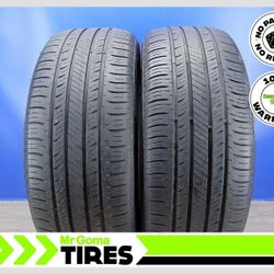 SET OF 2 HANKOOK KINERGY GT KONTROL 225/55R18  USED TIRES 74% LIFE NO PATCHES 98H *  PRODUCTION YEAR 2022 - 2024 * INSTALLATION  INCLUDED 