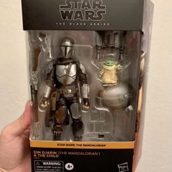 Star Wars Black Series Exclusive Deluxe Mandalorian Din Djarin The Child Figures