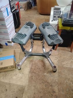 Bowflex weights stand