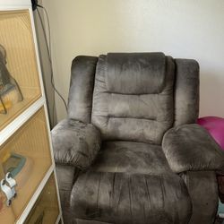 Suede Sofa Recliner 