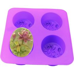 Water Lily With Dragonfly Soap Mold