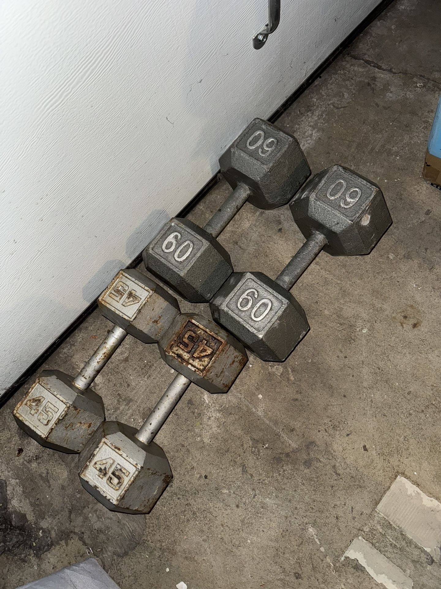 Dumbbells 45lb And 60lb