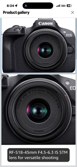 Canon EOS R100 Mirrorless Camera Kit