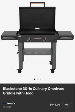 Blackstone grill 30”