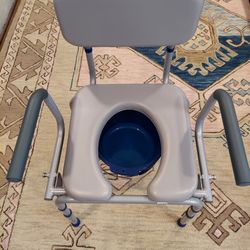 Loyoda Bedside Commode With Drop Arms
