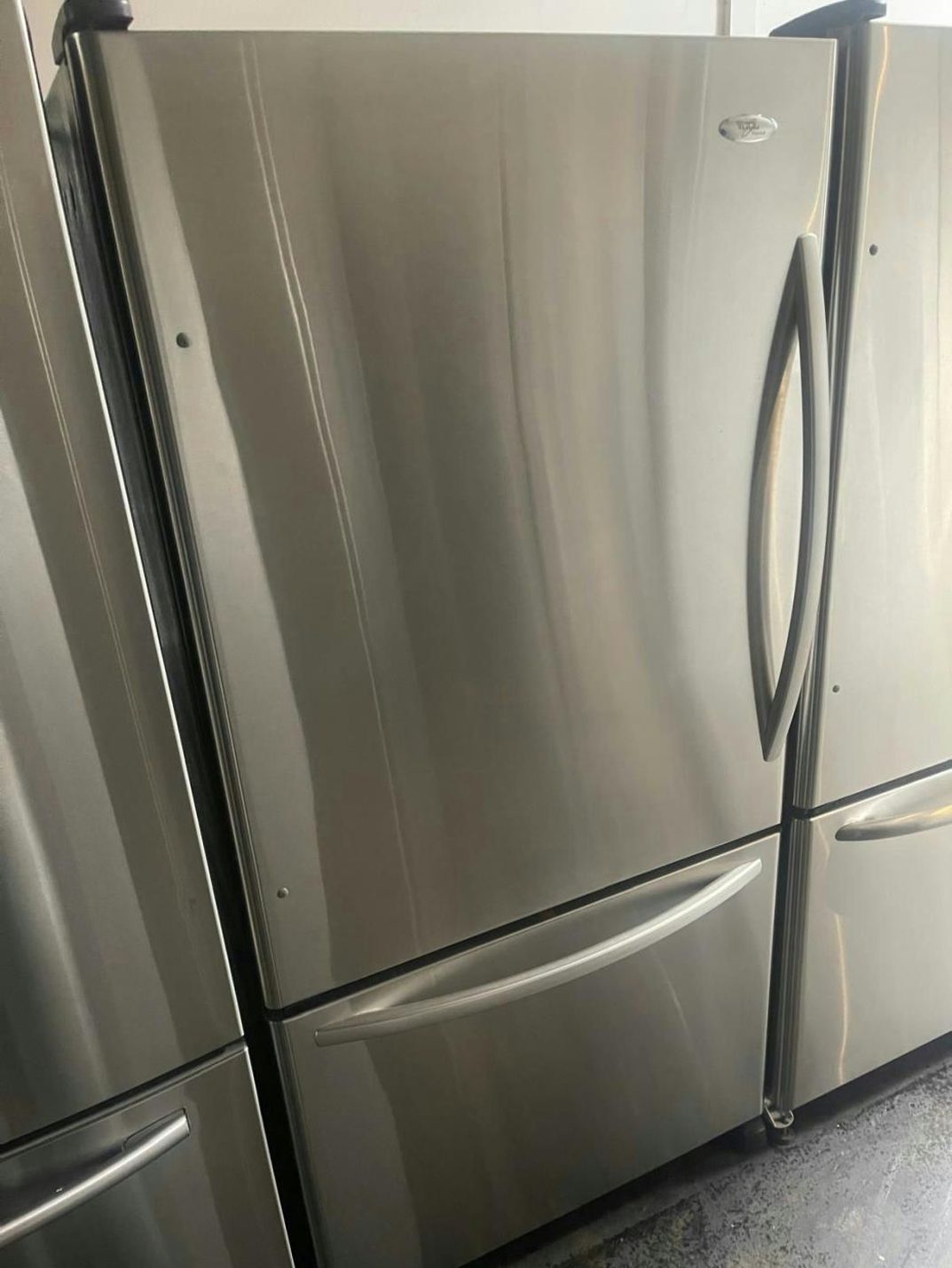Whirlpool Bottom Freezer Stainless Steel Refrigerator