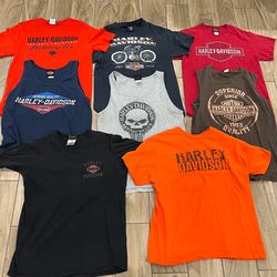 Medium Harley Davidson shirt bundle
