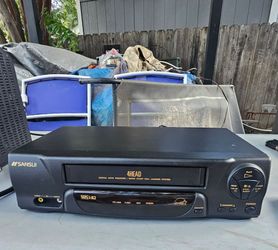 Sansui 4-Head VHS VCR VCR4510D. No remote. Works great