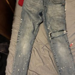 Purple Jeans Light Washed 