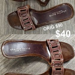 Wood High Heel