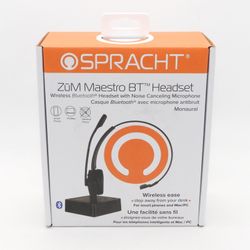 Spracht ZuM Maestro Bluetooth Monaural Over The Head Headset HS2050 - Black