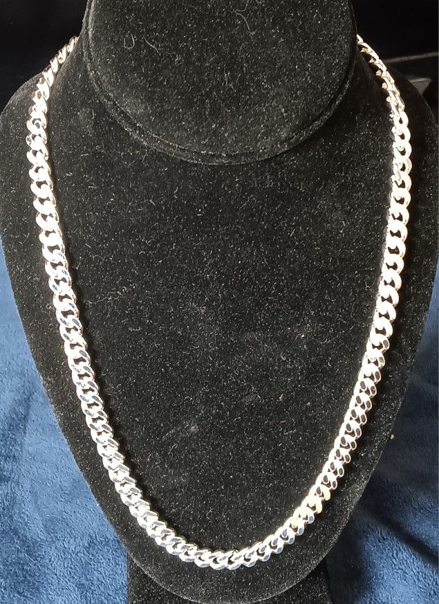22" Italian Silver Chain Necklace