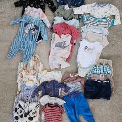 baby clothes LOT (0-3m)