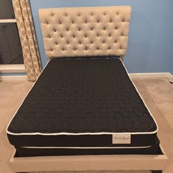 Upholstered Headboard And Mattress Full Size
