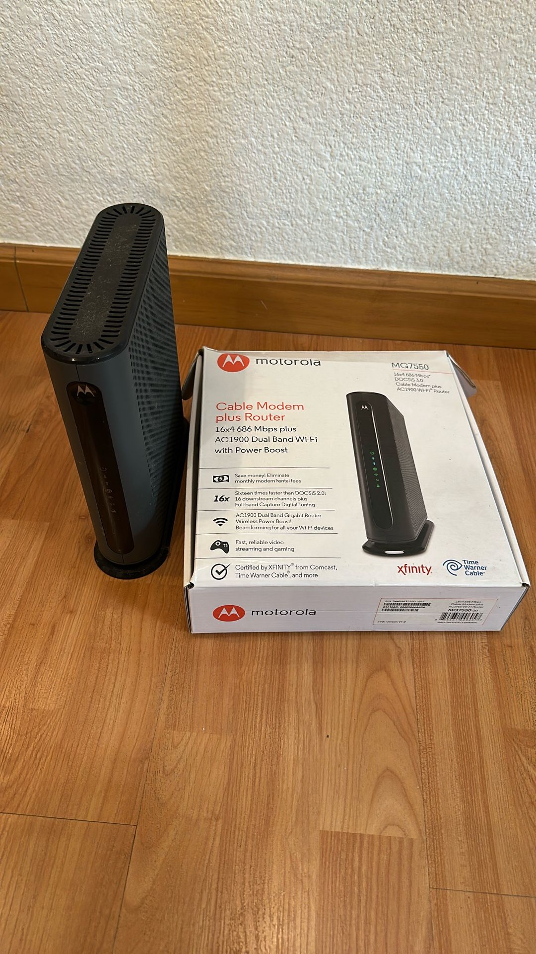 Motorola Cable Modem Plus Router
