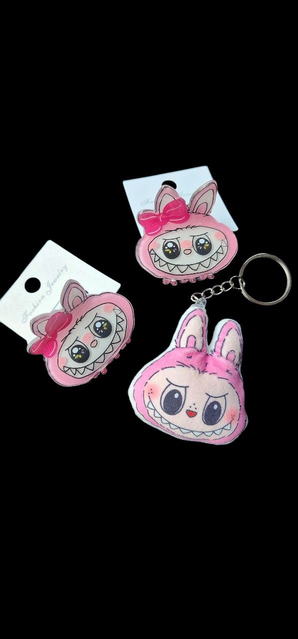 Labubu Haor Clips And Keychain