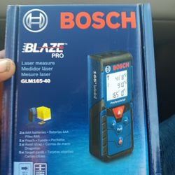 Bosch Blaze Pro Laser Measurer Glm165-40