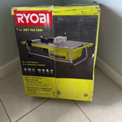 BRAND NEW Ryobi 7in Wet Tile Saw