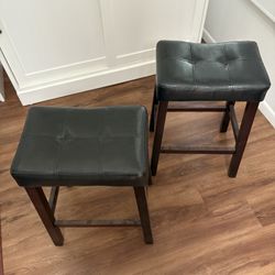 24” Tall Pair Of Bar Stools