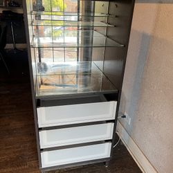 Shelf organizer with Drawers- 24”L x15.5”W x 55”H