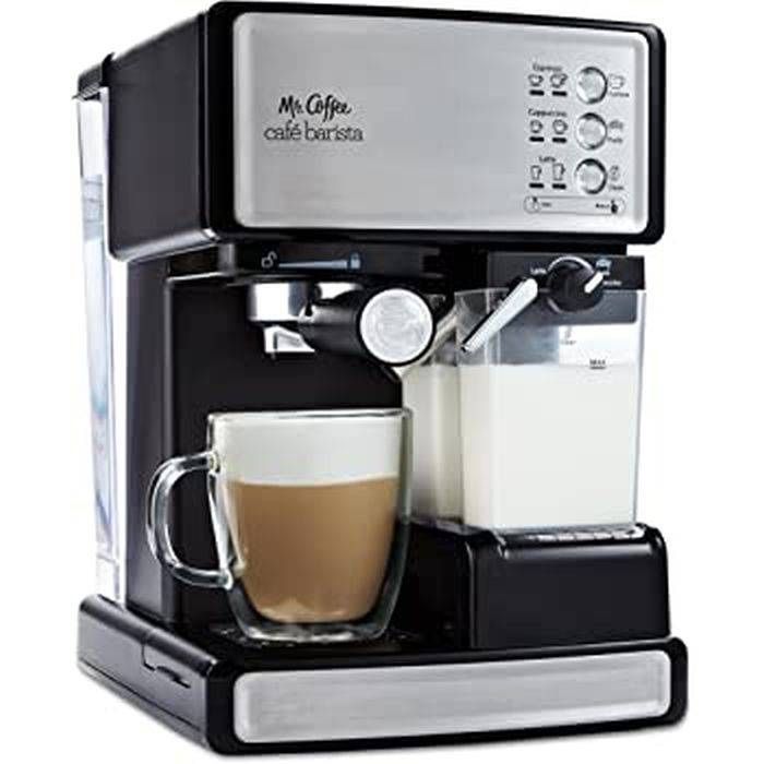 Mr. Coffee Espresso and Cappuccino Maker | Caf? Barista , Silver