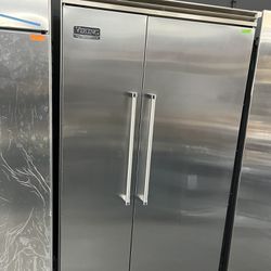 Viking Professional Built In Side By Side 48 Inch Refrigerator 