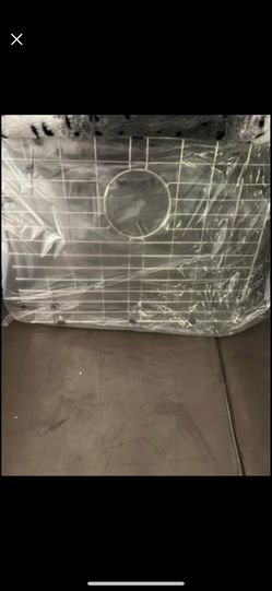 Kitchen Sink, stainless steel grid protector 21x16