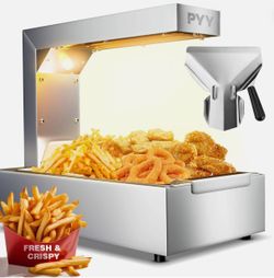 NEW 13.5" Fryer Dump Station Heat Lamp Holding Tray #4448