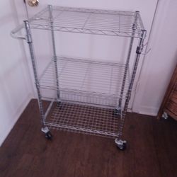  Three-Tier Rolling Utility Cart