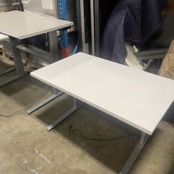 Conset Standing Desk! 48x30 Electric Height Adjustable Table! Sit Stand Desk! We Also Several Have Ergonomic Chairs!