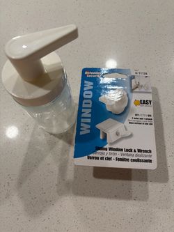 Defender Security Sliding Window Lock & Wrench