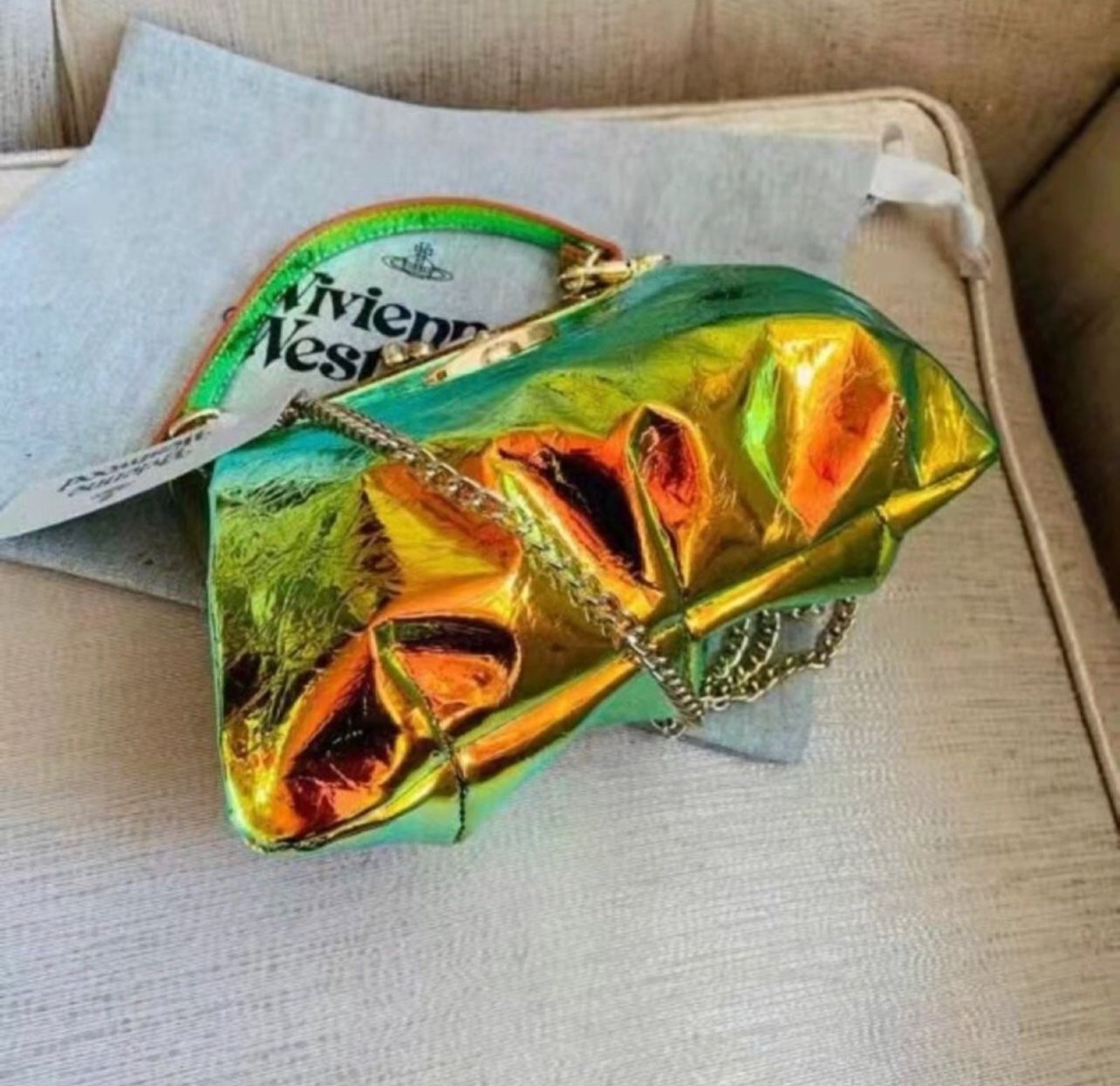 Vivienne Westwood Archive Orb Frame Purse DEADSTOCK