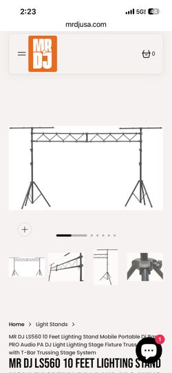 MR DJ LS560 10 Feet Lighting Stand