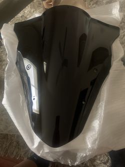 Ninja 650 black windscreen