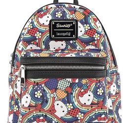 SANRIO HELLO KITTY RAINBOW ABSTRACT MINI BACKPACK