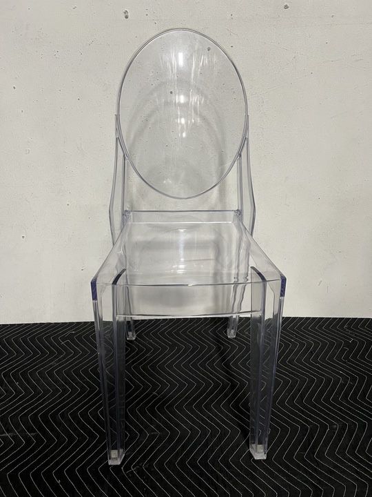 Acrylic/Clear Armless Dining Chair