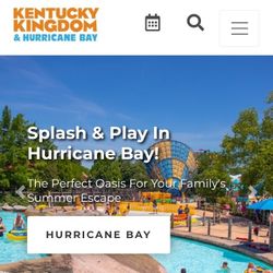 2 Tickets For Kingdom & Hurricane Bay In Louisiana 