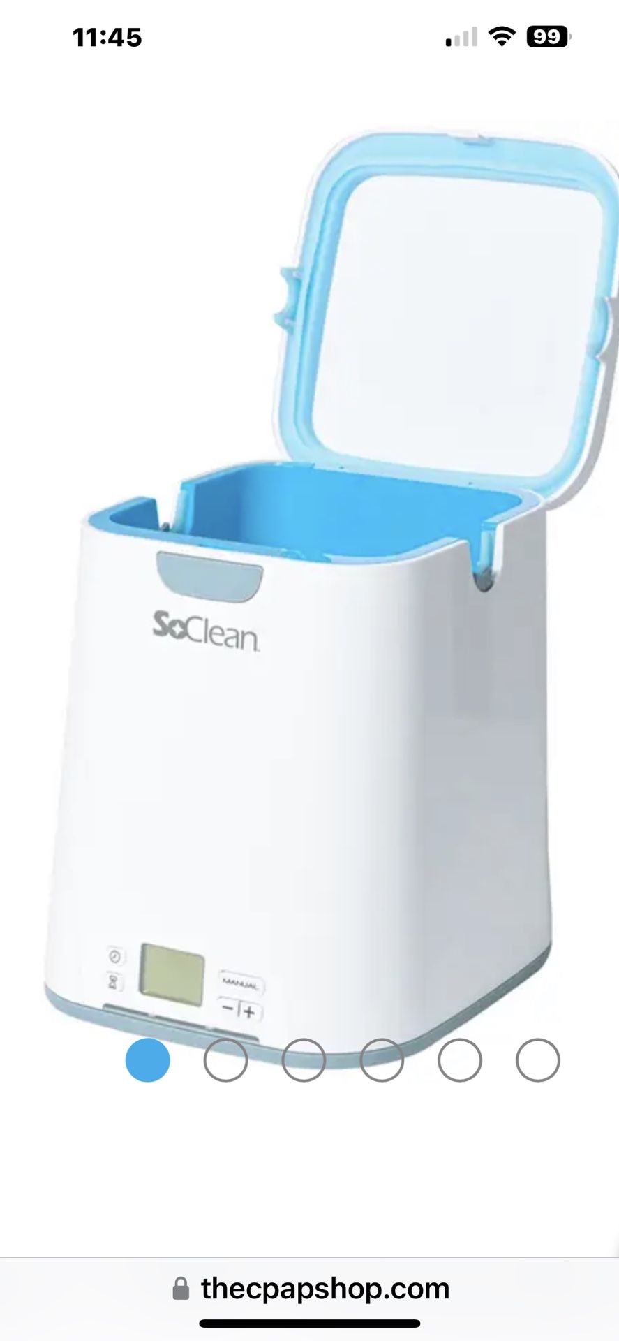 SoClean 2 CPAP Cleaner