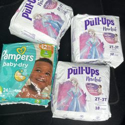 Pampers And Pull Ups 