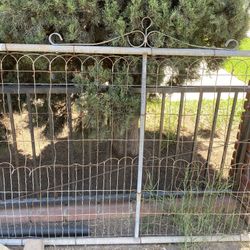 Vintage Galvanized Gate