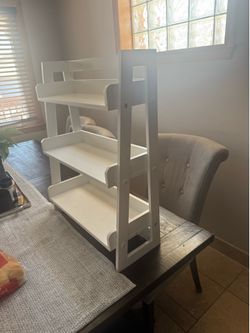 3 tier wall  mount and over toilet organizer