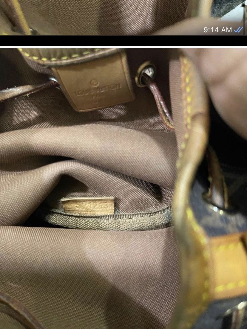 Lv Monogram Petit Noe Drawing Bucket Hobo Bag