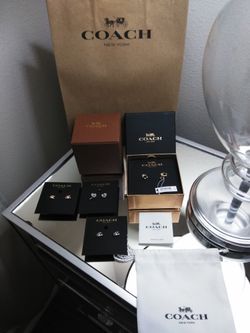 Coach earrings $45, brand new! $45