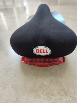 Bell Bike Saddle New With Lighted Rear Lights