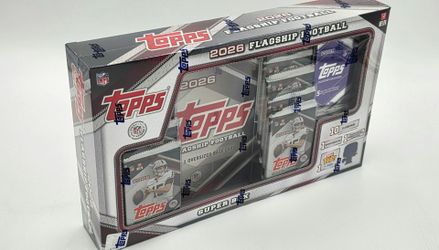 2026 Topps Flagship Football Super Box (Factory Sealed / 147 Cards + Funko)