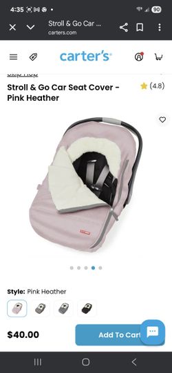 Skip*Hop Carseat Cover - LIKE NEW